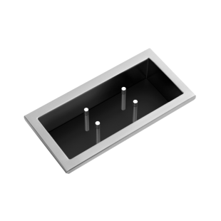 Vaschetta cieca in acciaio...