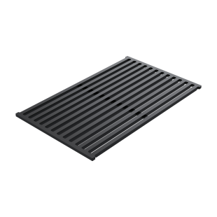 Sliding support grid in black HPL