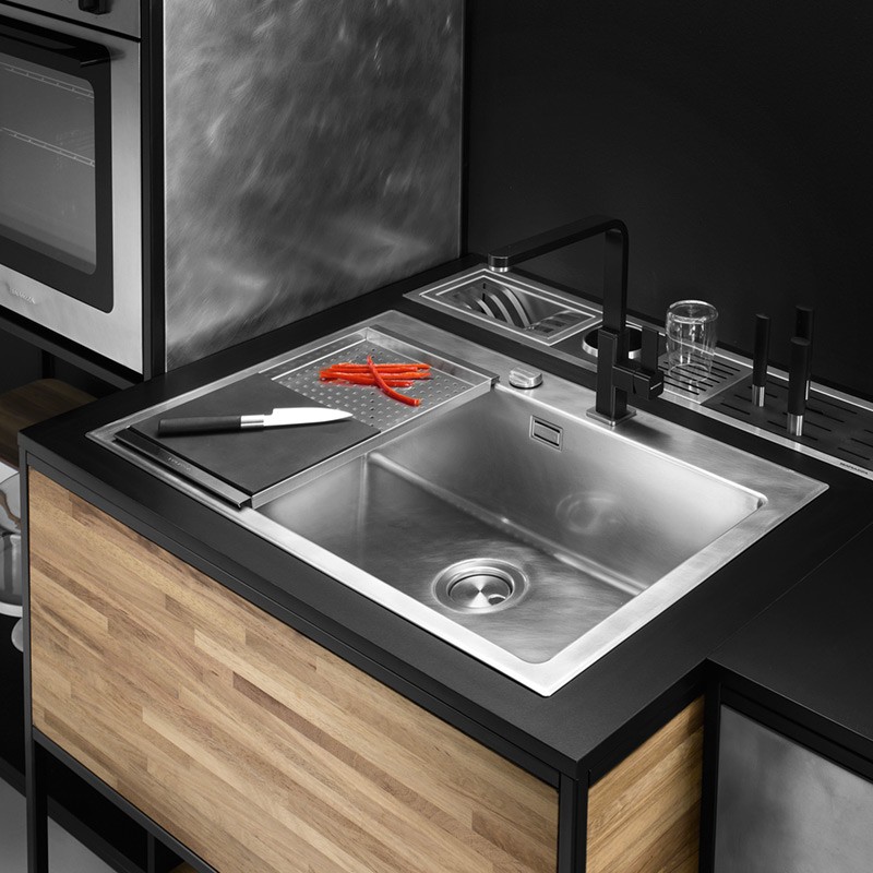 3 Taglieri In Acciaio Inox 304 - Senza BPA, Antibatterici, Per Cucina E Campeggio, Multiuso - Foto 7