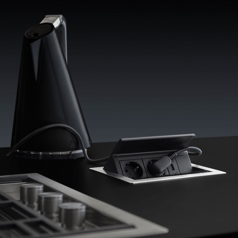 Up top power socket holder