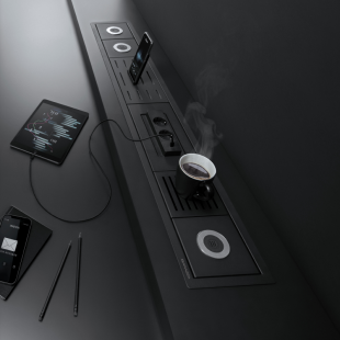 Black stainless steel Bluetooth speaker